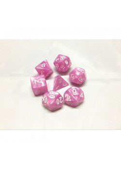 DICE 7-set: Pink Pearl (7)